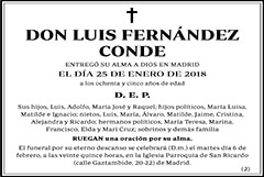 Luis Fernández Conde